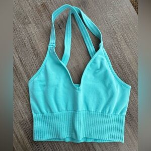 FP Movement by Free People Halter Bra Tank Top Size XS/S in Aqua